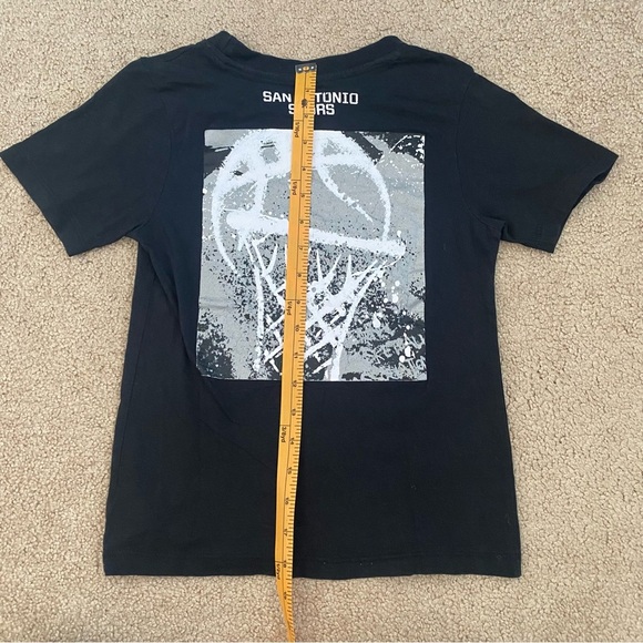 San Antonio Spurs NBA Boy 7 Large Black Basketball Double Sided Print Youth - Picture 6 of 7